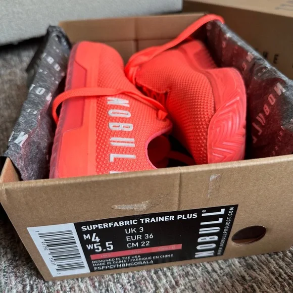 NOBULL Bright Orange Sneakers - Picture 3 of 5